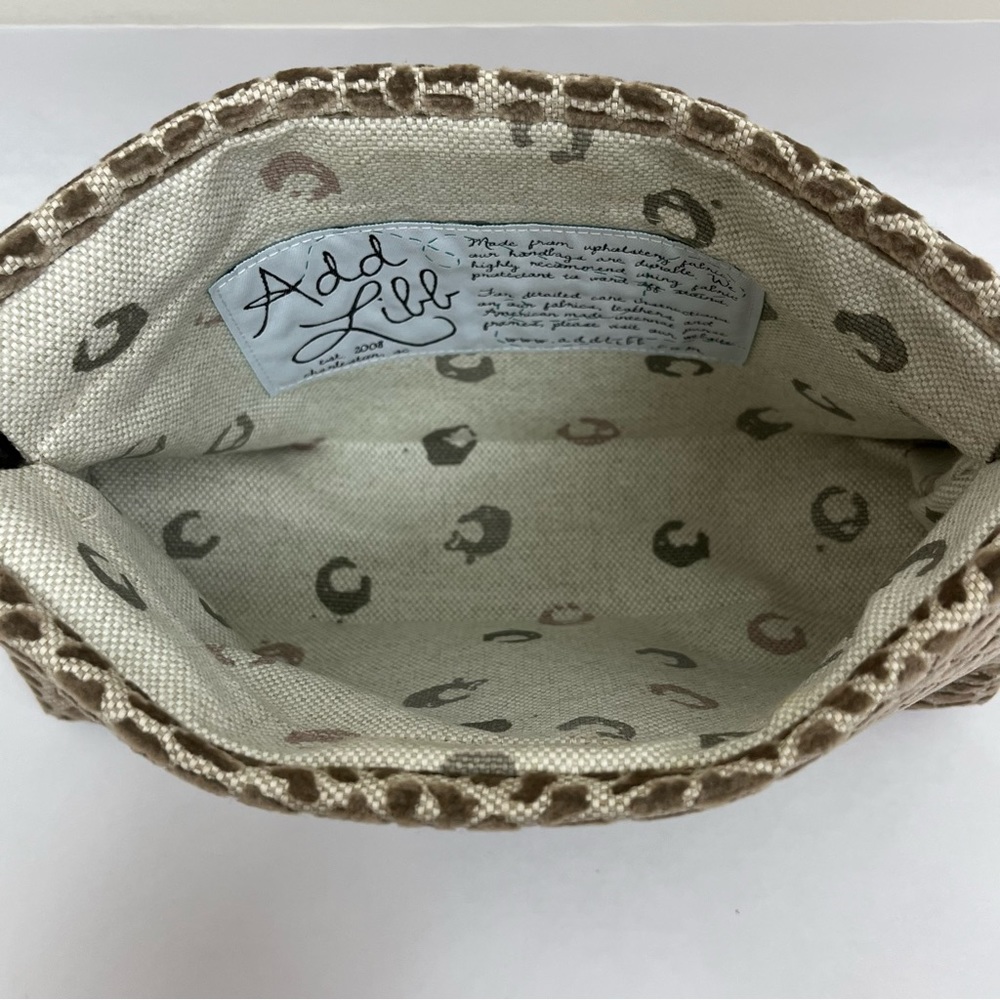 Add Libb Designs Fabric Boho Biloba Handbag Clutch OOAK - Picture 6 of 8